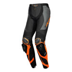 Pantalon cuir ixon vortex 3 noir / anthracite / orange - l