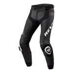 Pantalon cuir rev it apex noir / blanc (court) - 54