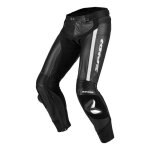 Pantalon cuir spidi rr pro short noir / blanc - it - 44