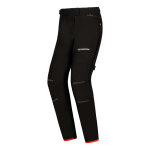 Pantalon textile femme ixon m - skd lady noir / rouge vif - s