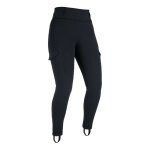Pantalon textile femme oxford super cargo legging ws black court -