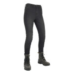Pantalon textile femme oxford super jegging ws black court - 40