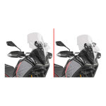 Pare - brise givi moto morini x - cape 700 25 - 26 transparent