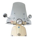 Pare - brise haut fabbri piaggio lx 125 05 - 14 transparent sans bordures Pare - brise haut fabbri piaggio lx 125 05 - 14 transparent sans bordures