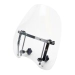 Pare - brise universel deluxe highway custom shield clair