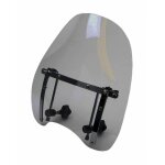 Pare - brise universel deluxe highway custom shield fum