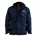 Parka ipone 3 en 1 bleu / rouge - s