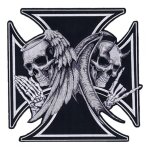 Patch lethal threat croix de fer avec ange et d�mon
