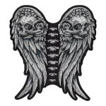 Patch lethal threat �pine dorsale de t�te de mort all�e