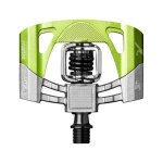 P�dales automatiques crankbrothers mallet 2 argent / vert