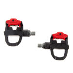 Pdales automatiques route look keo classic 3 noir / rouge (paire)
