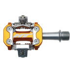 P�dales automatiques vtt ht m2 aluminium orange