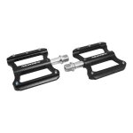 P�dales plates newton 11x81mm aluminium 9 / 16 noir