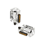 Pédales plates optimiz vtt 9 / 16 argent Pédales plates optimiz vtt 9 / 16 argent