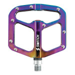 Pédales plates vtt / bmx switch road gap aluminium néochrome 9 / 16 Pédales plates vtt / bmx switch road gap aluminium néochrome 9 / 16