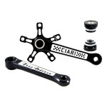 Pdalier bmx ciari turbino 160mm noir 5 branches