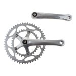 Pdalier route stronglight impact 8 / 9v axe carr argent (50 - 34) - 17