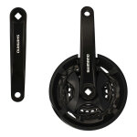 P�dalier vtt 3x9v shimano altus fc - mt101 40 - 30 - 22t axe carr� 175mm n