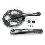 Pédalier vtt leader driveline triple 7 / 8v en alu forgé (42 / 32 / 22 den Pédalier vtt leader driveline triple 7 / 8v en alu forgé (42 / 32 / 22 den