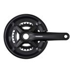 P�dalier vtt shimano fc - mt210 - 2 double plateaux 9 vitesses 46 - 30 175