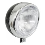 Phare peugeot / mbk 135mm noir avec casquette