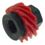 Pignon d'entra�neur de compteur rms noir / rouge 10 dents vespa primave