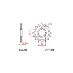 Pignon jt sprockets acier pas 520 15 dents - pour kawasaki zx - 6r 07 - 15