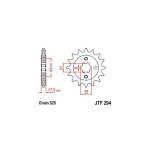 Pignon jt sprockets acier pas 525 15 dents - pour honda vfr 400 r 87 - 8