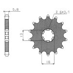 Pignon supersprox 420 10 dents suzuki lt - a 50 quadmaster 02 - 05