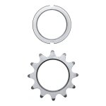 Pignon v�lo de piste miche 1v 12 dents monobloc avec contre �crou