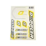 Planche autocollants doppler - blanc