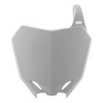 Plaque num�ro frontale polisport type origine blanc - suzuki 450 rmz