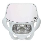 Plaque phare compl�te acerbis dhh certified blanc - homologu�e ce