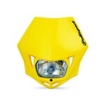 Plaque phare polisport mmx jaune suzuki