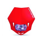 Plaque phare polisport mmx rouge honda