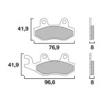 Plaquettes de frein brembo - carbone c�ramique - 07ya2106