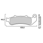 Plaquettes de frein brembo m�tal fritt� 07ho39sp