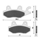 Plaquettes de frein c4 - bp128 - suzuki burgman 400 k7 dx Plaquettes de frein c4 - bp128 - suzuki burgman 400 k7 dx