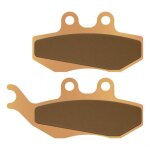 Plaquettes de frein galfer - g1380 m�tal fritt� - fd162