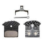 Plaquettes de frein m�tal shimano j04c - mf ice tech ailettes xtr / xt / sl