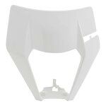 Plastique plaque phare acerbis blanc - ktm 250 / 450 excf 17 - 19