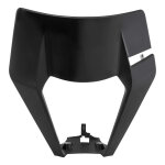 Plastique plaque phare acerbis noir - ktm 250 / 450 excf 17 - 19