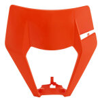 Plastique plaque phare acerbis orange - ktm 250 / 450 excf 17 - 19