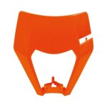 Plastique plaque phare rtech ktm 125 exc 17 - 19 orange (couleur oem 17 -