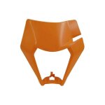 Plastique plaque phare rtech ktm 250 exc - f 2020 orange (couleur oem)