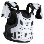 Plastron enfant fly racing revel roost blanc