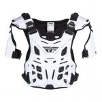 Plastron offroad fly racing revel blanc