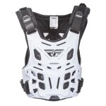 Plastron offroad fly racing revel race blanc
