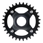 Plateau v�lo �lectrique shimano cr - em800 mono - plateau 32 dents noir