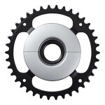 Plateau v�lo �lectrique shimano sm - cre50 mono - plateau noir - 38 dents